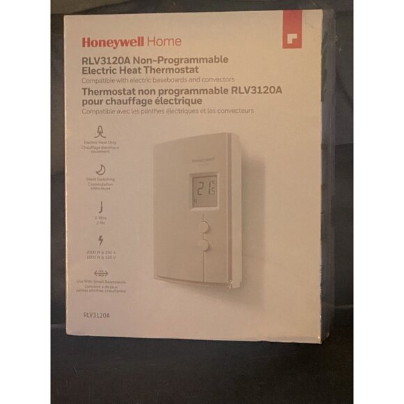 New Honeywell Home RLV3150A Non-Programmable Electric Heat Digital Therm… - Picture 1 of 3